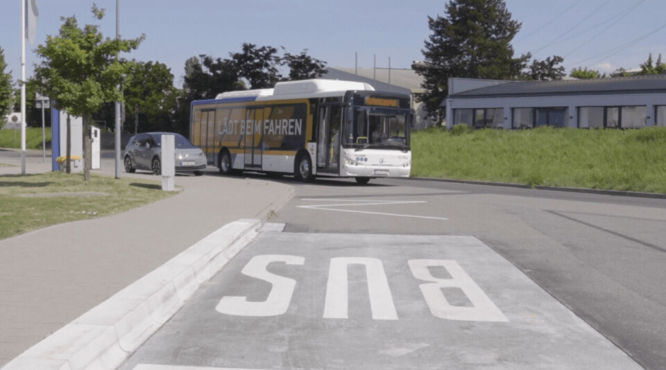 Den trådlösa laddningen testades först i Karlsruhe. Den trådlösa laddningen testades först i Karlsruhe.