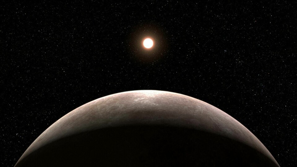 En illustration av planeten LHS 475 b. Foto: NASA, ESA, CSA, L. Hustak (STScI)