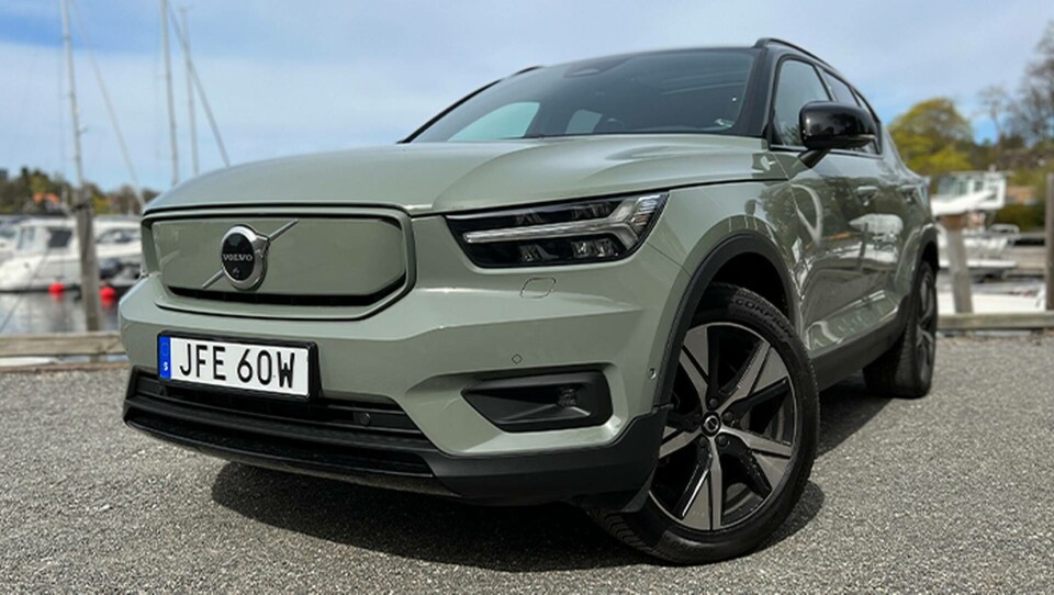 Enkelmotoriga Volvo XC40 Recharge. Foto: Felix Björklund Enkelmotoriga Volvo XC40 Recharge. Foto: Felix Björklund