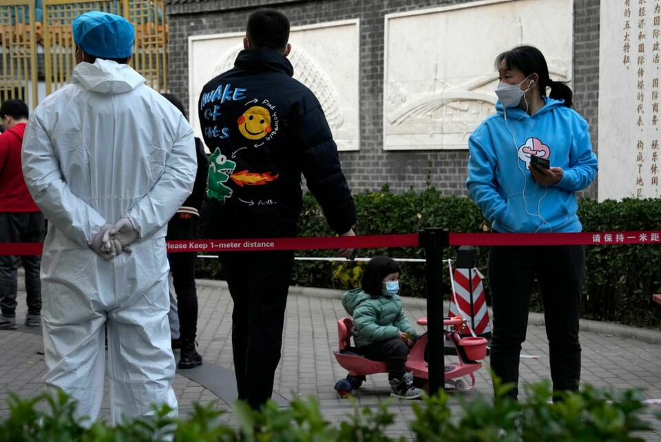 Stränga restriktioner råder fortfarande i Kina. Foto: Ng Han Guan/AP/TT