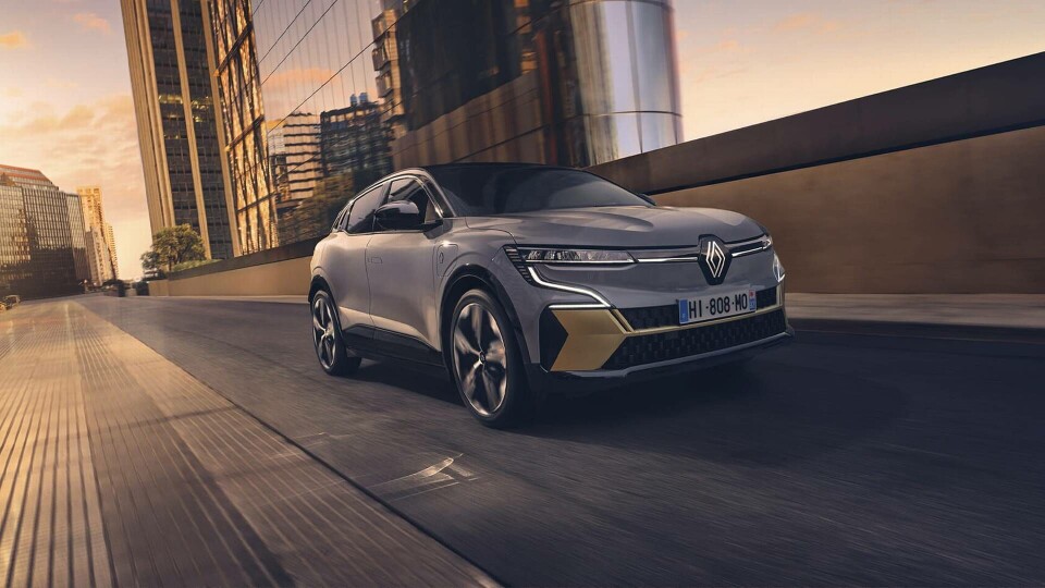 Renault tror att ett batteri med fast elektrolyt skulle kunna dubbla räckvidden för deras crossover Megane E-Tech. Foto: Renault Renault tror att ett batteri med fast elektrolyt skulle kunna dubbla räckvidden för deras crossover Megane E-Tech. Foto: Renault