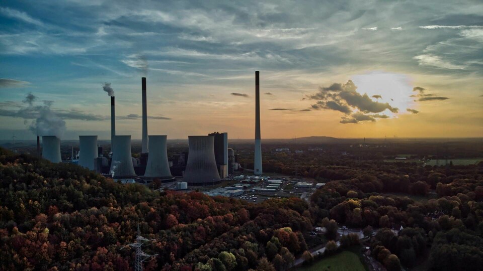 Det koleldade kraftverket 'Scholven' i Gelsenkirchen, som ägs av energibolaget Uniper. Foto: AP/Michael Sohn/TT