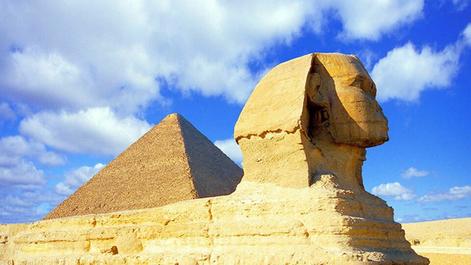 Nytt hålrum hittat i Cheopspyramiden. Foto: IBL