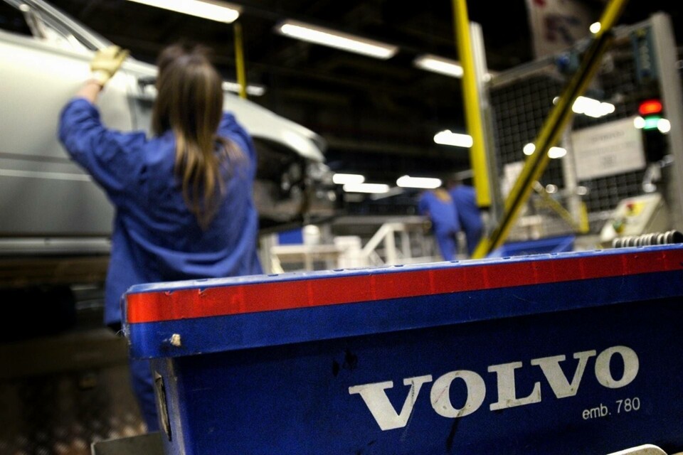 Volvo Cars bygger en ny fabrik i Europa. Bild från företagets existerande fabrik i Gent, Belgien. Foto: Fredrik Persson/TT Volvo Cars bygger en ny fabrik i Europa. Bild från företagets existerande fabrik i Gent, Belgien. Foto: Fredrik Persson/TT
