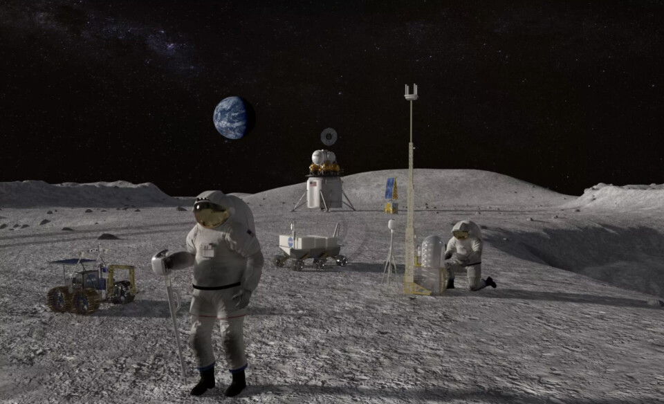 Artemis Base Camp. Foto: Nasa Artemis Base Camp. Foto: Nasa