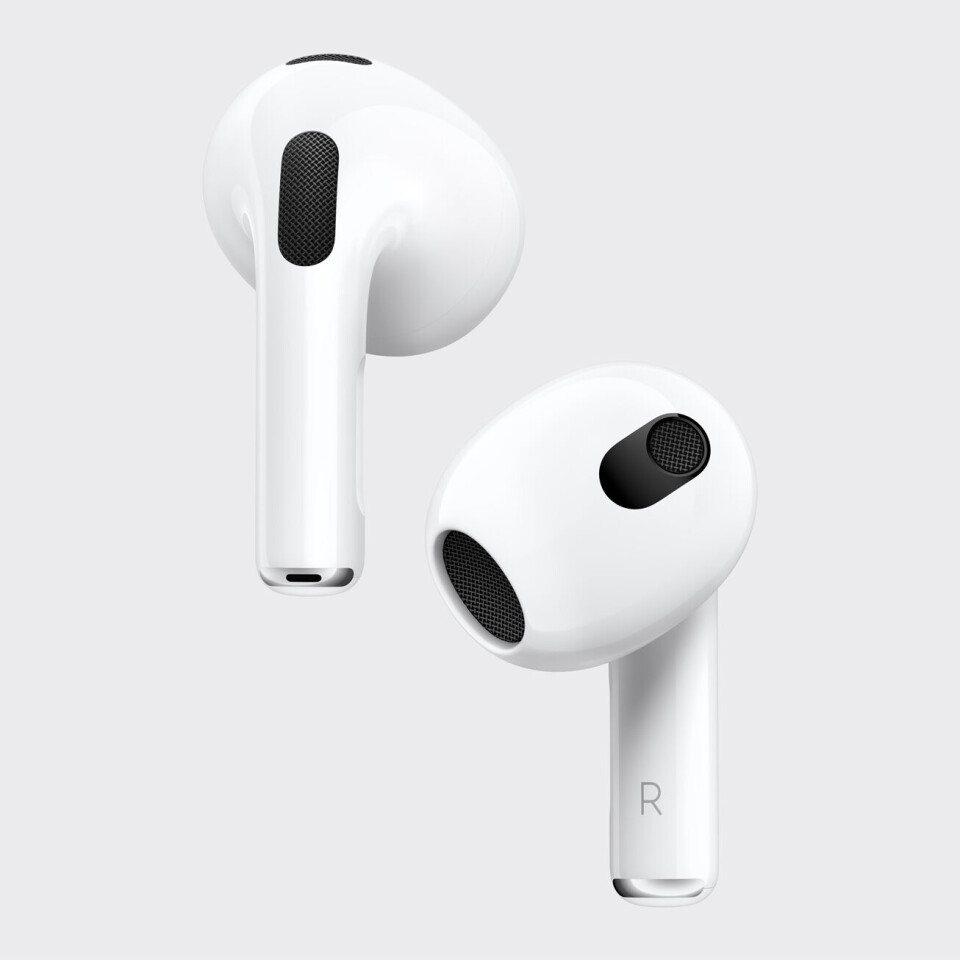 Airpods, tredje generationen. Foto: Apple Airpods, tredje generationen. Foto: Apple