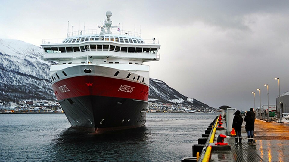 Hurtigrutens fartyg Nordlys. Foto: Rune Stoltz Bertinussen / Scanpix NORGE / SCANPIX / TT Hurtigrutens fartyg Nordlys. Foto: Rune Stoltz Bertinussen / Scanpix NORGE / SCANPIX / TT