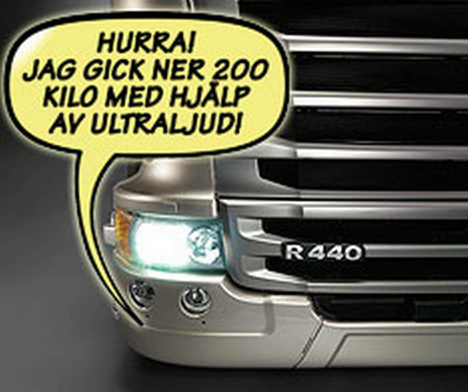 Med hjälp av exakta eldrivna skruvdragare, som styrs av ultraljud, kan en lastbil göras flera hundra kilo lättare. Foto: Stefan Almers/Scania Med hjälp av exakta eldrivna skruvdragare, som styrs av ultraljud, kan en lastbil göras flera hundra kilo lättare. Foto: Stefan Almers/Scania