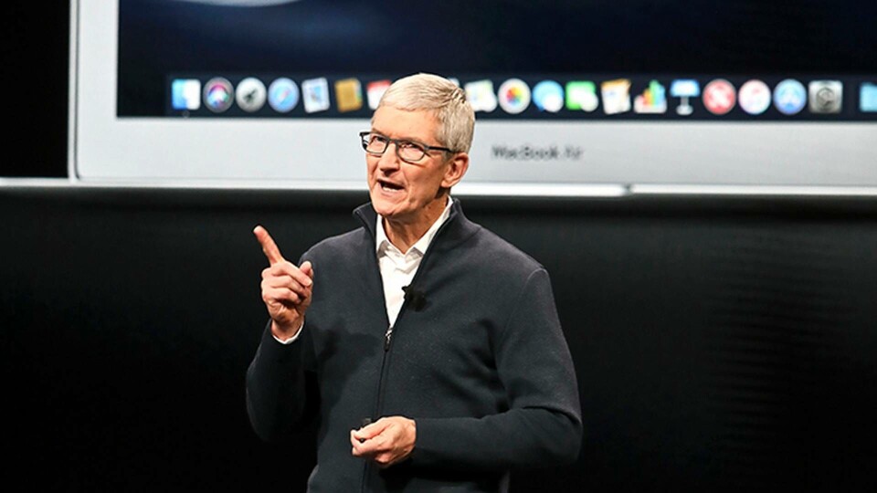 Apples vd Tim Cook. Foto: AP Photo/Bebeto Matthews/TT Apples vd Tim Cook. Foto: AP Photo/Bebeto Matthews/TT