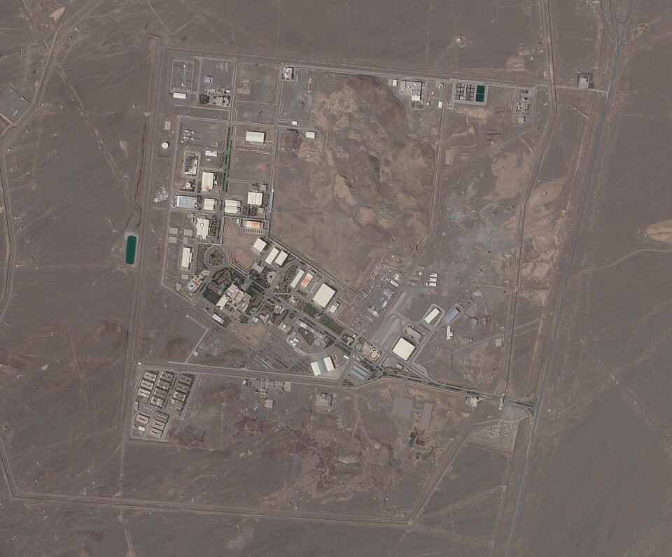 Satellitbild visar en anläggning för urananrikning i Natanz, Iran. Bild från 14 april 2021. Foto: Planet Labs Inc Satellitbild visar en anläggning för urananrikning i Natanz, Iran. Bild från 14 april 2021. Foto: Planet Labs Inc