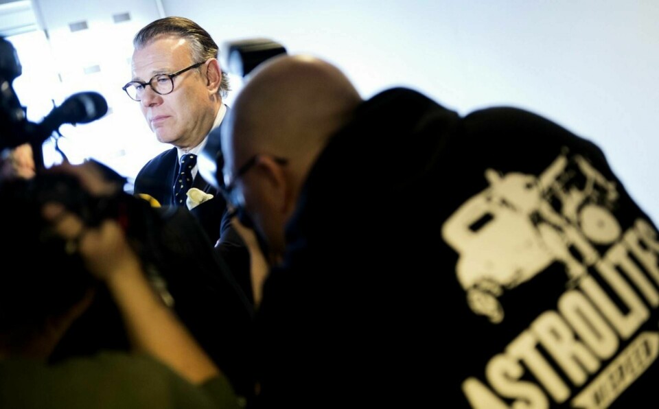 Konkursförvaltaren Hans L Bergqvist hoppas att arbetet med Saab Automobiles ska kunna avslutas under 2021. Här är på bild i samband med konkursen för tio år sedan. Arkivbild. Foto: BJÖRN LARSSON ROSVALL / TT