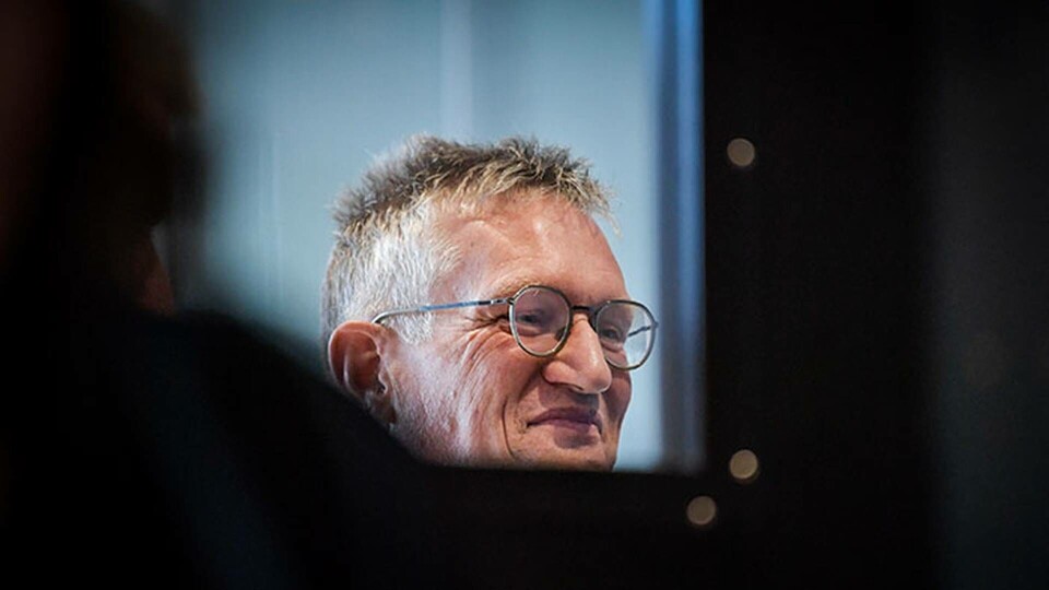 Anders Tegnell, statsepidemiolog på Folkhälsomyndigheten. Arkivbild. Foto: Amir Nabizadeh/TT Anders Tegnell, statsepidemiolog på Folkhälsomyndigheten. Arkivbild. Foto: Amir Nabizadeh/TT
