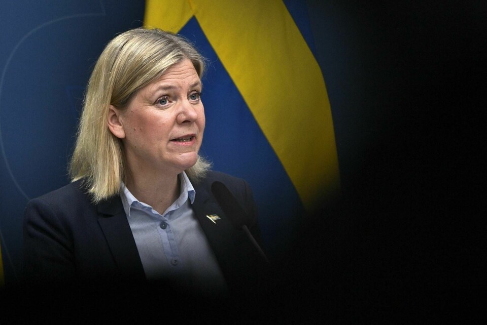 Statsminister Magdalena Andersson (S). Arkivbild. Foto: Claudio Bresciani/TT