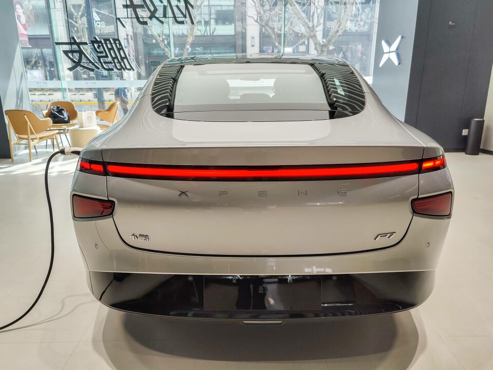 Xiaopeng Motors tillverkar både flygande konceptbilar och mer normala elbilar, som denna Xpeng P7 Foto: ChinaImages/Sipa USA Xiaopeng Motors tillverkar både flygande konceptbilar och mer normala elbilar, som denna Xpeng P7 Foto: ChinaImages/Sipa USA