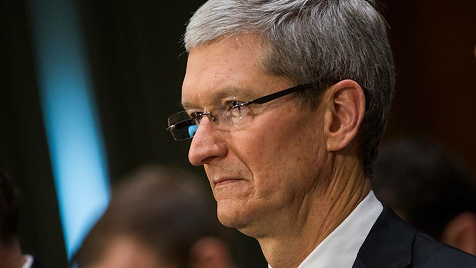 Apples vd Tim Cook. Foto: Alamy Apples vd Tim Cook. Foto: Alamy