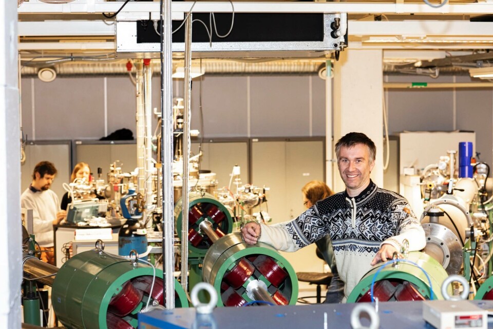 Daniel Primetzhofer, Tandemlaboratoriets föreståndare. Daniel Primetzhofer, Tandemlaboratoriets föreståndare.