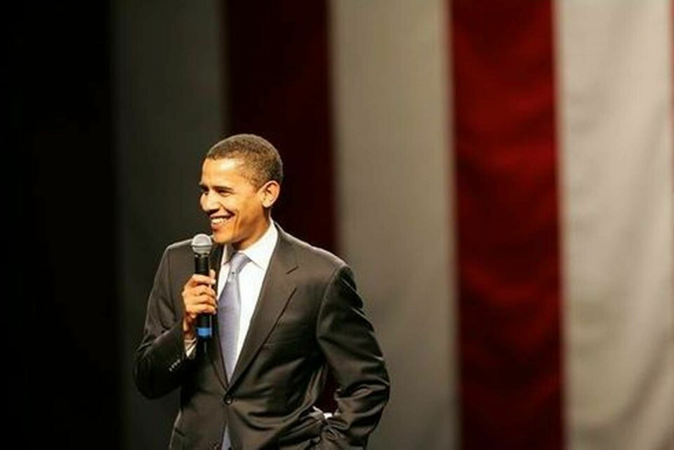 Barack Obama svär presidenteden den 20 januari 2009. Foto: Barackobama.com