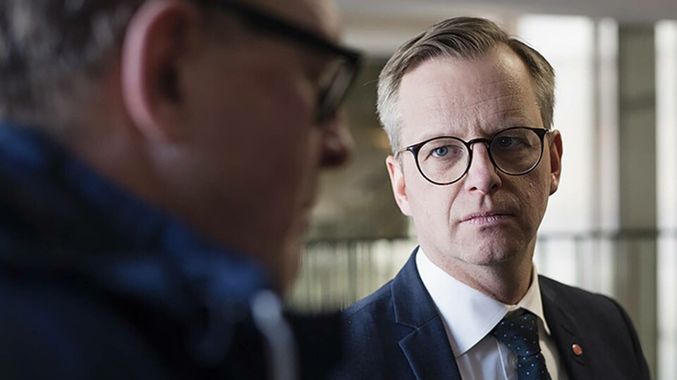 Närings- och innovationsminister Mikael Damberg. Foto: Erik Abel / TT Närings- och innovationsminister Mikael Damberg. Foto: Erik Abel / TT