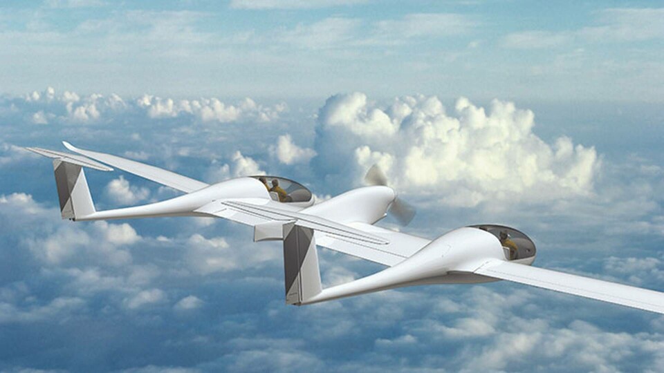 Elflygplanet HY4 ska premiärflyga i sommar. Foto: DLR Elflygplanet HY4 ska premiärflyga i sommar. Foto: DLR