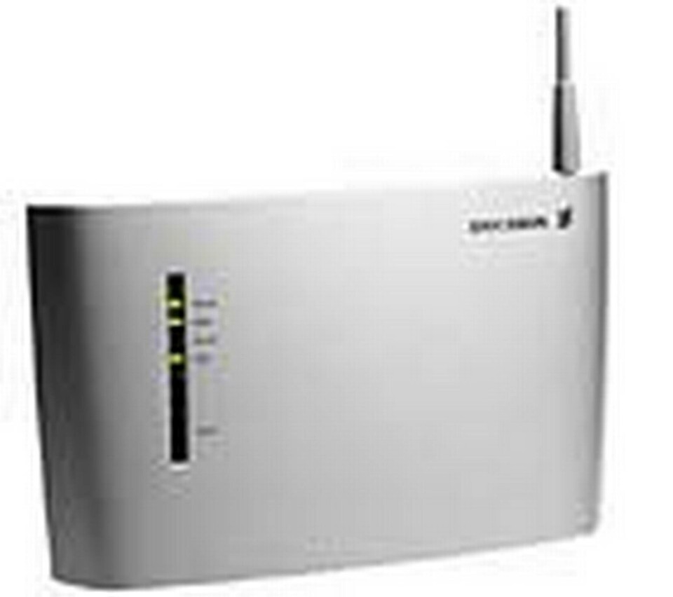 Ericssons trådlösa router för turbo-3G låter fler ta del av farten. Ericssons trådlösa router för turbo-3G låter fler ta del av farten.