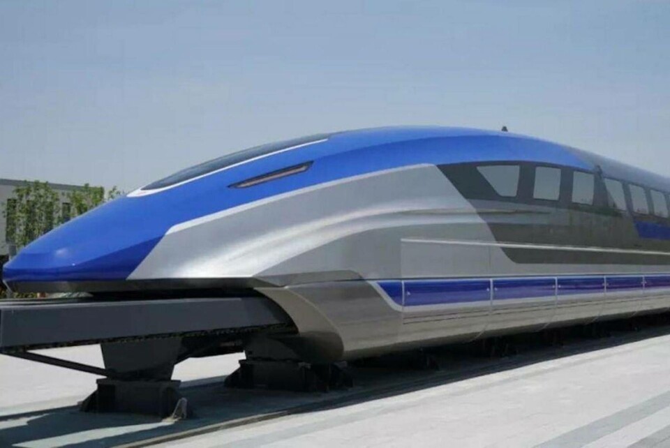 Prototyptåget som visades tidigare i år. Foto: CRRC – China Railway Rolling Stock Corporation Prototyptåget som visades tidigare i år. Foto: CRRC – China Railway Rolling Stock Corporation