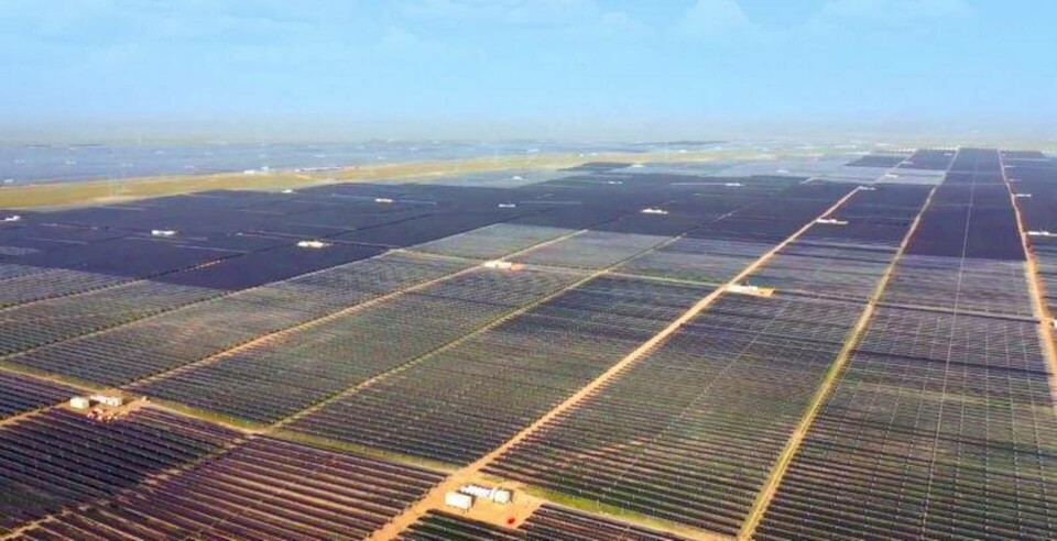Jätteparken i Kina. Foto: Sungrow Jätteparken i Kina. Foto: Sungrow
