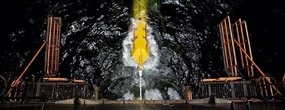 Det sista segmentet av ledning 2 lades ut på Östersjöns botten den 18 april. Foto: Nord Stream AG Det sista segmentet av ledning 2 lades ut på Östersjöns botten den 18 april. Foto: Nord Stream AG