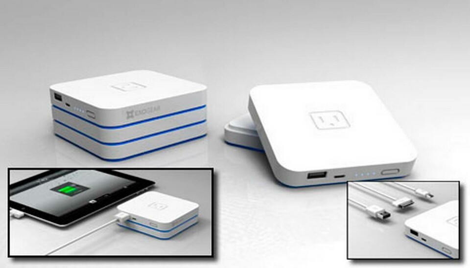 De stapelbara batterierna är avsedda för Apples produkter. Foto: Exogear De stapelbara batterierna är avsedda för Apples produkter. Foto: Exogear