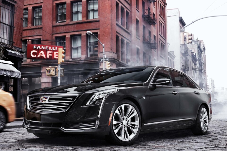Pluginversionen av Cadillac CT6 ska enbart tillverkas i Kina. Foto: GM Pluginversionen av Cadillac CT6 ska enbart tillverkas i Kina. Foto: GM