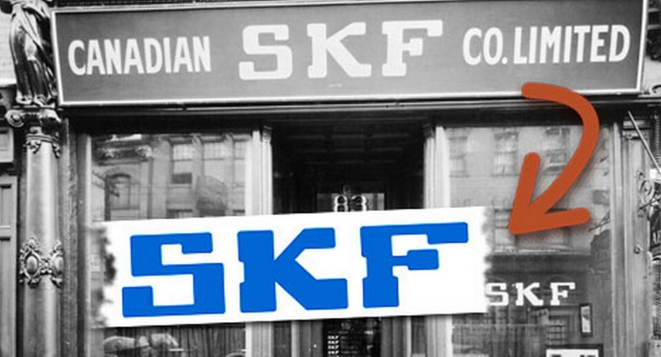 Same same. Inte mycket har hänt med SKF:s logga. Same same. Inte mycket har hänt med SKF:s logga.