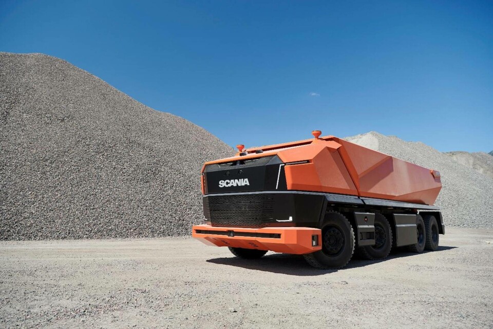 Scania konceptfordon AXL. Foto: Scania Scania konceptfordon AXL. Foto: Scania