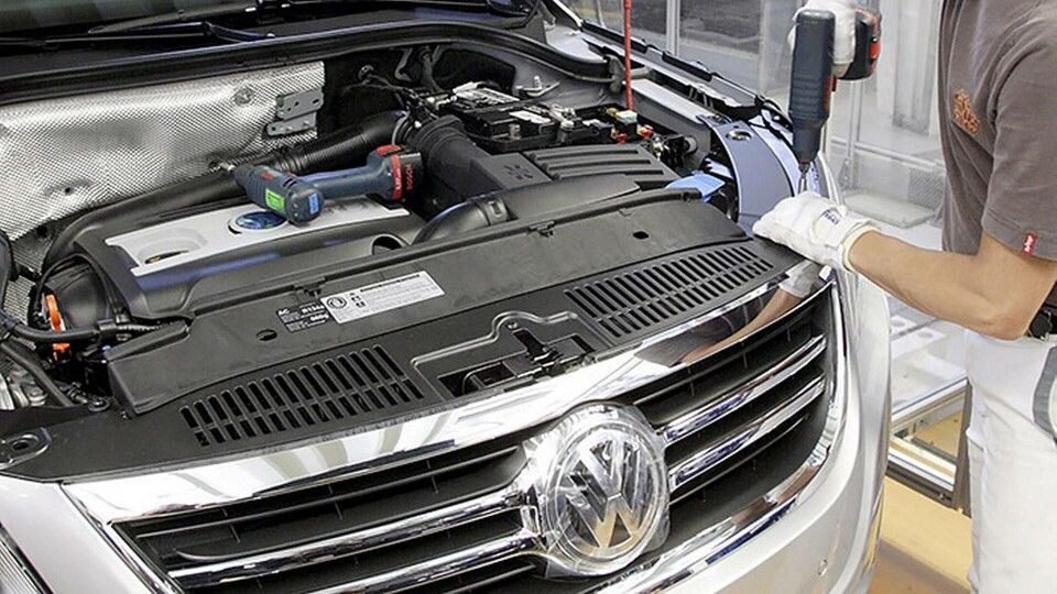 Arkivbild från en Volkswagen-fabrik. Foto: Imago stock Arkivbild från en Volkswagen-fabrik. Foto: Imago stock