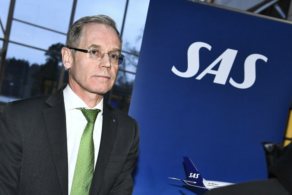 SAS vd Rickard Gustafson lämnar sin post. Foto: Claudio Bresciani/TT SAS vd Rickard Gustafson lämnar sin post. Foto: Claudio Bresciani/TT