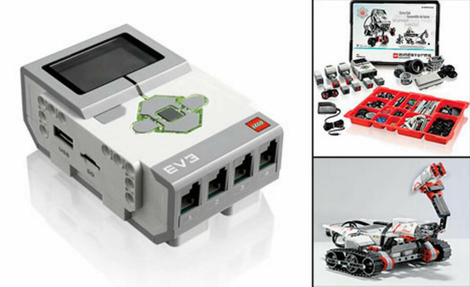 Lego Mindstorms har fått en ny kontrollenhet som ingår i bygglådan EV3 tillsammans med över 500 byggelement för robotkonstruktioner. Foto: Lego