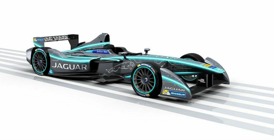 Jaguar kommer till tävlingsbanorna med en elbil för klassen Formula E. Foto: Jaguar