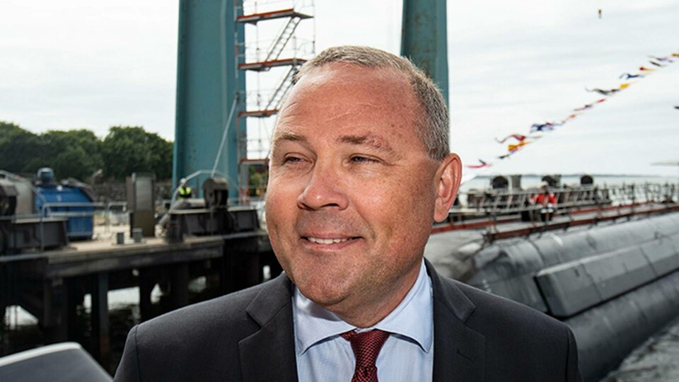 Saabs vd Håkan Buskhe. Foto: TT Saabs vd Håkan Buskhe. Foto: TT
