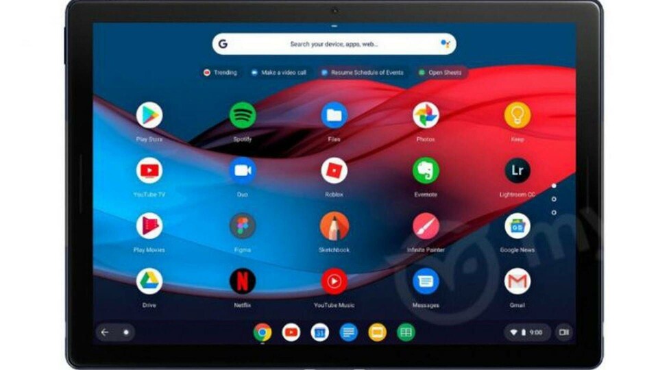En läckt bild på Google Pixel Slate som publicerats av konsumentsajten Mysmartprice. Foto: MySmartPrice En läckt bild på Google Pixel Slate som publicerats av konsumentsajten Mysmartprice. Foto: MySmartPrice