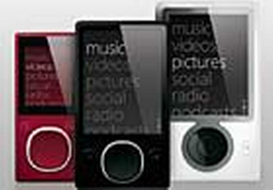 Zune finns med både flashminnen och hårddiskar Zune finns med både flashminnen och hårddiskar