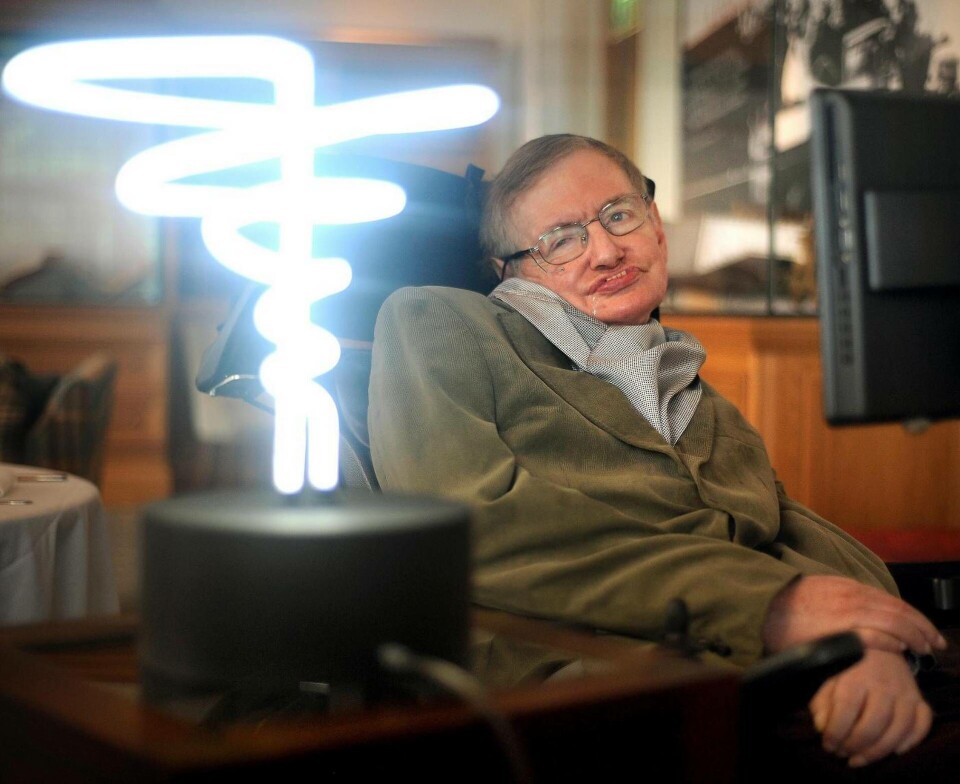 Stephen Hawking 2012 Foto: Philip Toscano Stephen Hawking 2012 Foto: Philip Toscano
