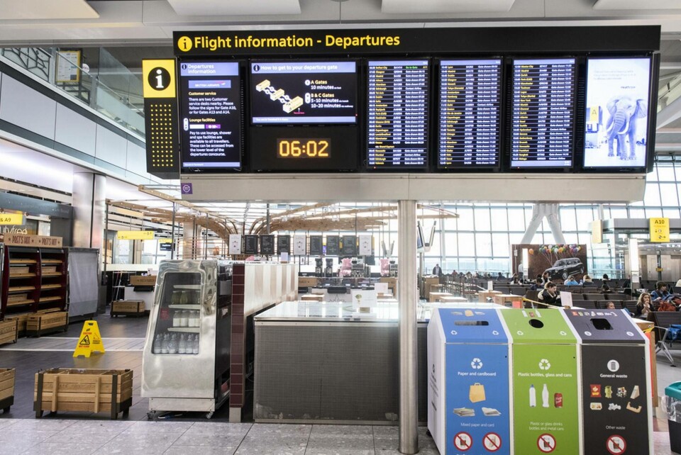 Resenärer kommer att testas för covid-19 på flygplatsen Heathrow utanför London, Storbritannien. Arkivbild.
Foto: Mikael Fritzon/TT Resenärer kommer att testas för covid-19 på flygplatsen Heathrow utanför London, Storbritannien. Arkivbild.
Foto: Mikael Fritzon/TT