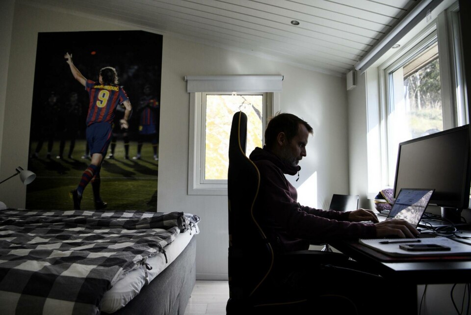 Många är vi som jobbar hemma. Arkivbild. Foto: Jessica Gow/TT Många är vi som jobbar hemma. Arkivbild. Foto: Jessica Gow/TT