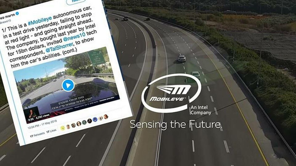 Foto: Mobileye/twitter Foto: Mobileye/twitter