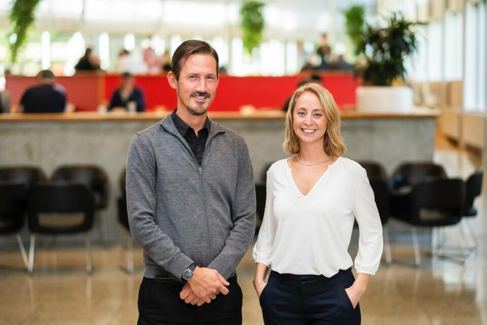 Mikael Erlandsson, user researcher och Sara Haack, business development director digitalization på FLIR. Mikael Erlandsson, user researcher och Sara Haack, business development director digitalization på FLIR.