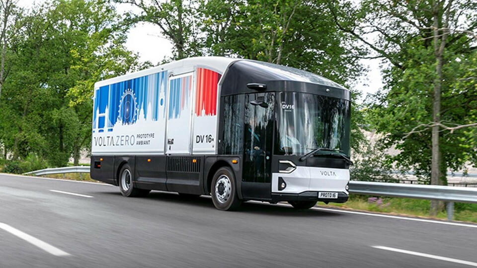 Svensk-brittiska Volta Trucks har prövkört sin helt eldrivna lastbil Volta Zero i Paris. Foto: Volta Trucks Svensk-brittiska Volta Trucks har prövkört sin helt eldrivna lastbil Volta Zero i Paris. Foto: Volta Trucks