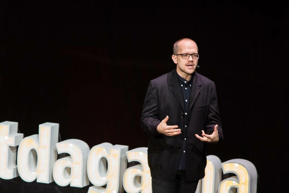 Vitryssen Evgenij Morozov vill inte mana till bojkott av Google. Foto: Sara Arnald Vitryssen Evgenij Morozov vill inte mana till bojkott av Google. Foto: Sara Arnald