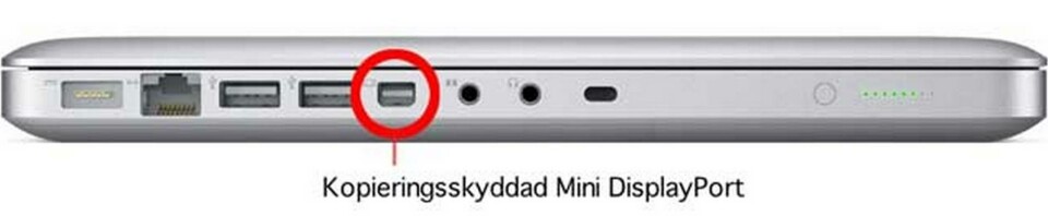 Macen säger nej till videoprojektor