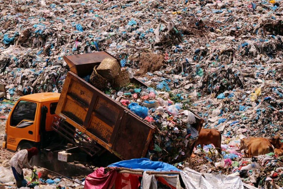 Indonesien vill minska sitt plastavfall på land, vid kusterna och till havs till 2025. Foto: Aziz Zakaria/Pacific Press/Sipa USA/TT