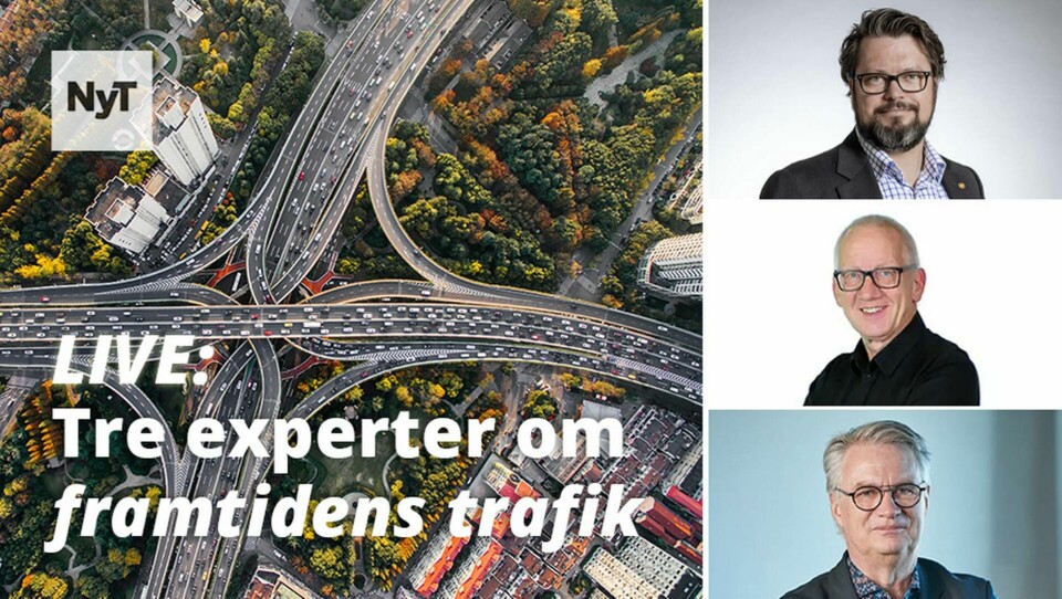 Per Olof Arnäs, Troed Troedson och Christer Ljungberg i direktsänt samtal om framtidens trafik