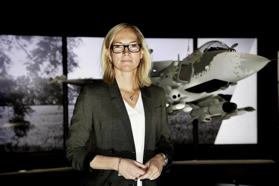 Ellen Grev är chef för Saabs affärsenhet för cybersäkerhet. Nu startar Saab en egen molntjänst. Foto: Jörgen Appelgren