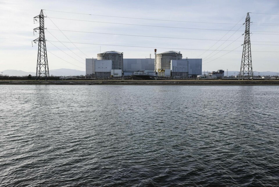 Elproduktionen från kärnkraft i Frankrike är på historiskt låga nivåer. Arkivbild. Foto: Jean-François Badias/AP/TT